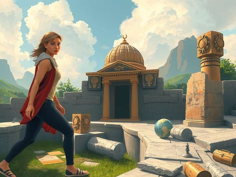 Treasure In Ancient Ruins Game Cover